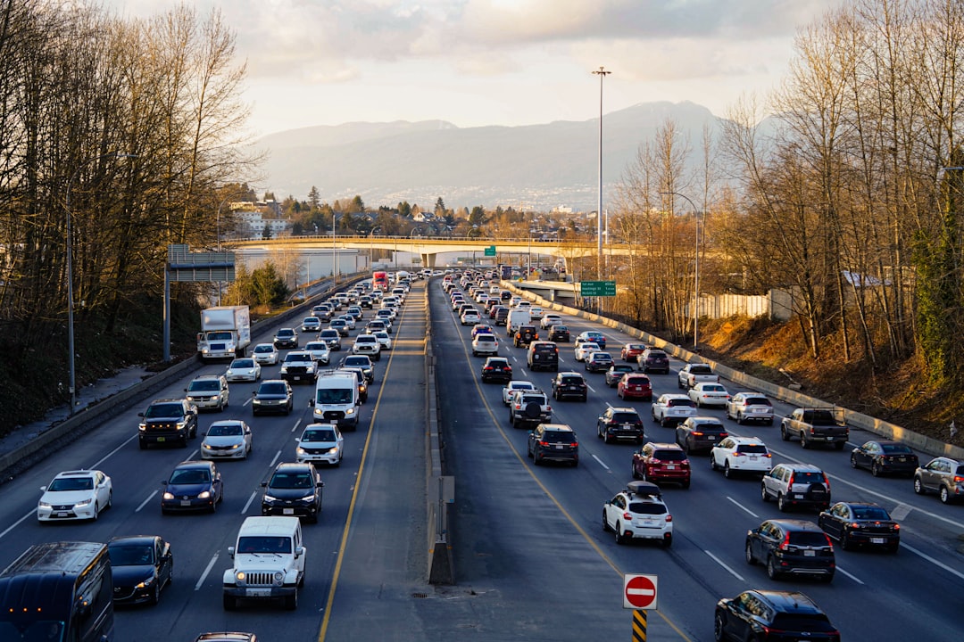 Texas Holiday Travel Insurance: What Your Auto Policy Covers (And Doesn't) During Christmas Road Trips 11 Highway is experiencing heavy traffic with many cars.